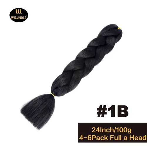 Long 24Inch Jumbo Braid Extensions Cos Synthetic Braiding Hair Afro Ombre Color Kanekalon Hair for Children/Women Braid - Image 11