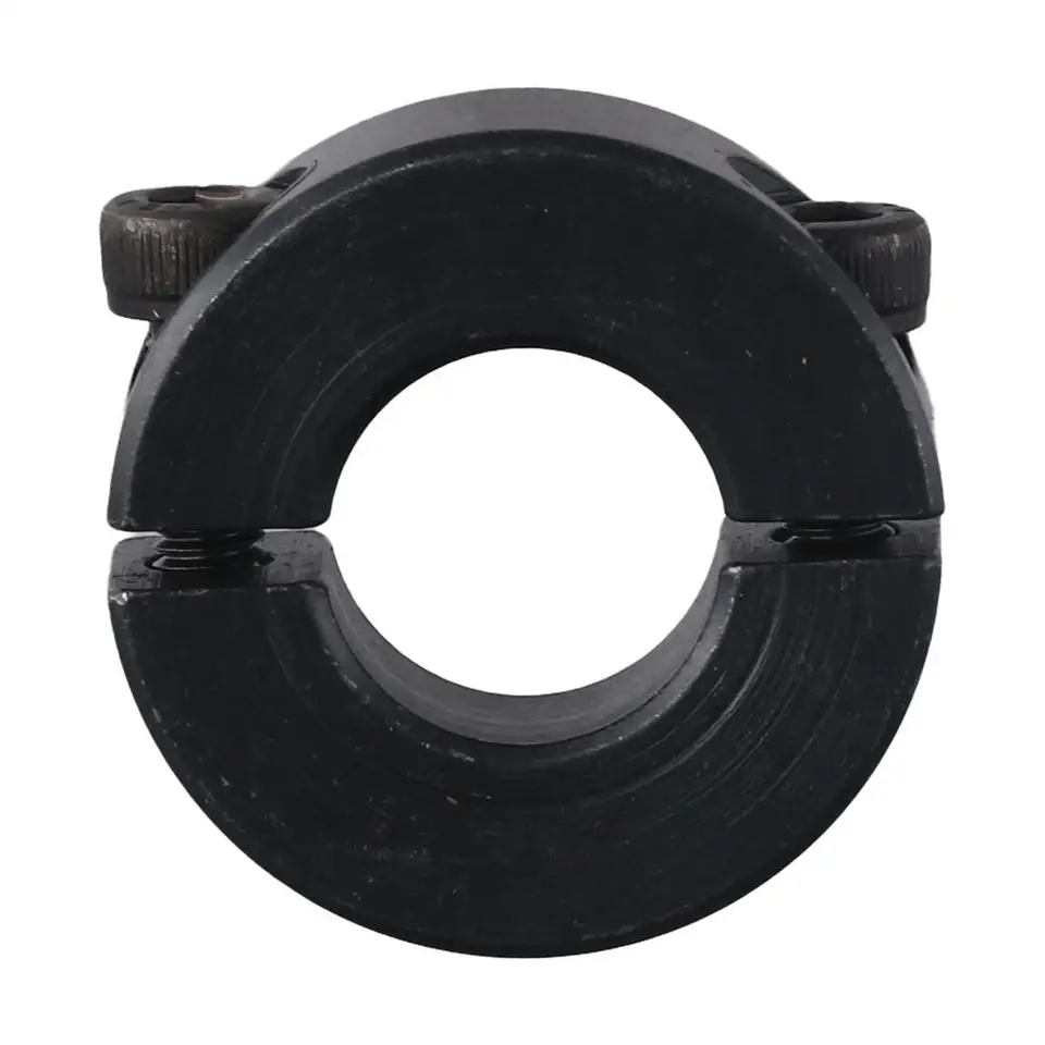 Anello Di Fissaggio In Acciaio Nero - Collare A Morsetto Doppio Da 10mm A 40mm Per Alberi Meccanici - Foto 2