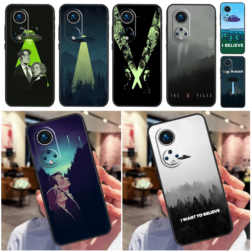 The X Files I Want To Believe Case Per Huawei P30 Lite P40 P20 P50 Mate 50 Pro P Smart Nova 5T Honor X8 X9 50 70 Cover