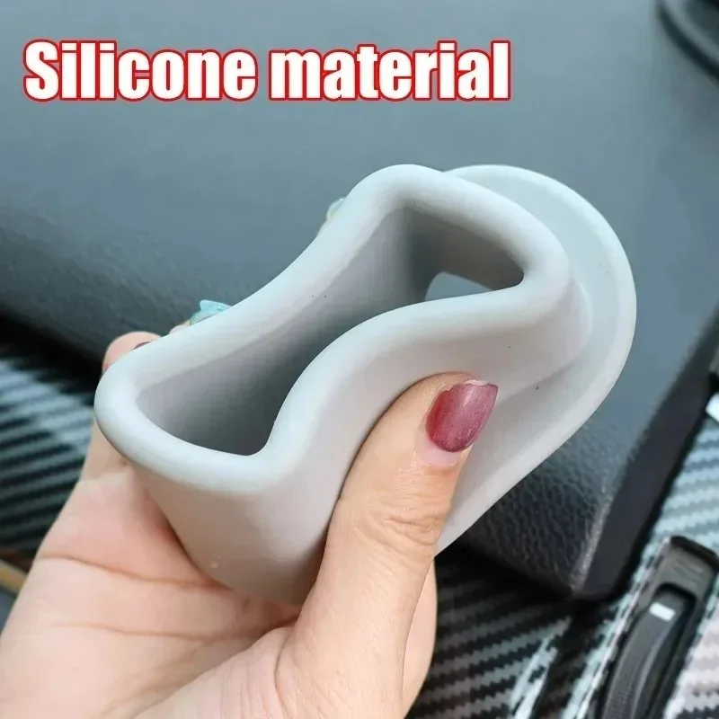 Car Seat Belt Silicone Socket Protective Cover Wear-resistant and Scratch Resistant Car Interior Modification Seat Belt Fastener