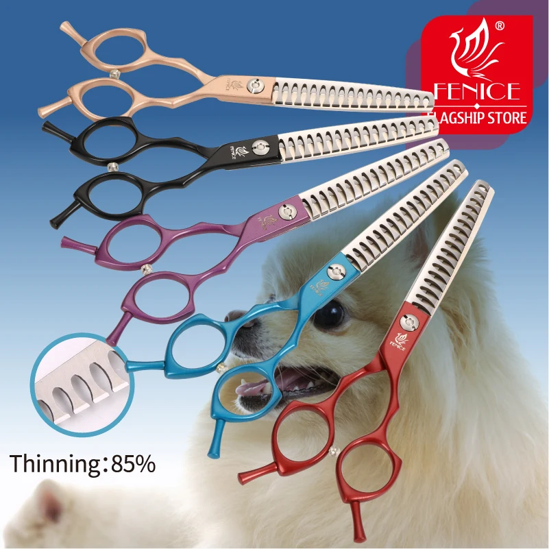 6.5 /7.0inch Jp440c Curved&Thinning&Straight Scissors Dog Grooming Shears Pet Grooming Dog Cat Supplies dog grooming scissors,dog grooming scissors kit