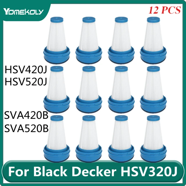 For Black Decker HSV320J HSV420J HSV520J SVA420B SVA520B SVF11 Robotic Vacuum  Cleaner HEPA Filter Replacement Parts