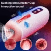 Male Masturbator Automatic Sucking Blowjob Masturbator Cup Penis Pump Vibrator Real Vaginal Blowjob Pussy Sex Toys for Men 18 1