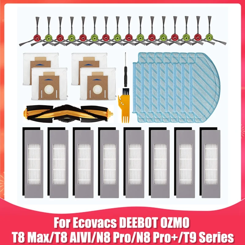 

Запасные части для робота-пылесоса Ecovacs Deebot OZMO T8 Max T8 AIVI N8 Pro N8 Pro + T9