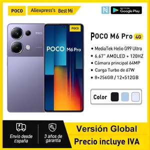 Poco X6 Pro 5G teléfono inteligente, versión Global, Dimensity 8300-Ultra  6,67 , flujo de 1,5 K, Pantalla AMOLED DotDisplay de 64MP, 67W, NFC -  AliExpress