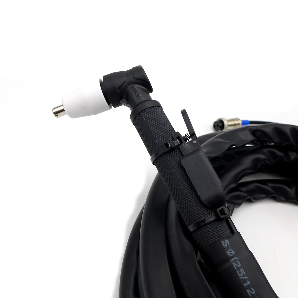 Plasma Cutting Torch,PTM60 20FT Non-HF Pilot Arc Straight Pencil Torch