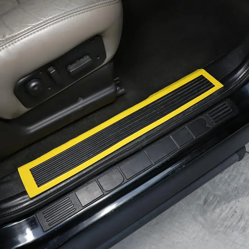 

For Hummer H2 2003-2007 PVC Black Car Built-in Door Sill Strip Protection Trim Scratch Sticker Car Accessories