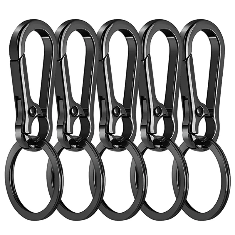 1/5PCS Metall Kürbis Schnalle Schlüsselbund Klettern Haken Auto Schlüsselbund Starke Karabiner Form Schlüsselbund Zubehör Vintage Schlüssel Kette ring – Detail 9
