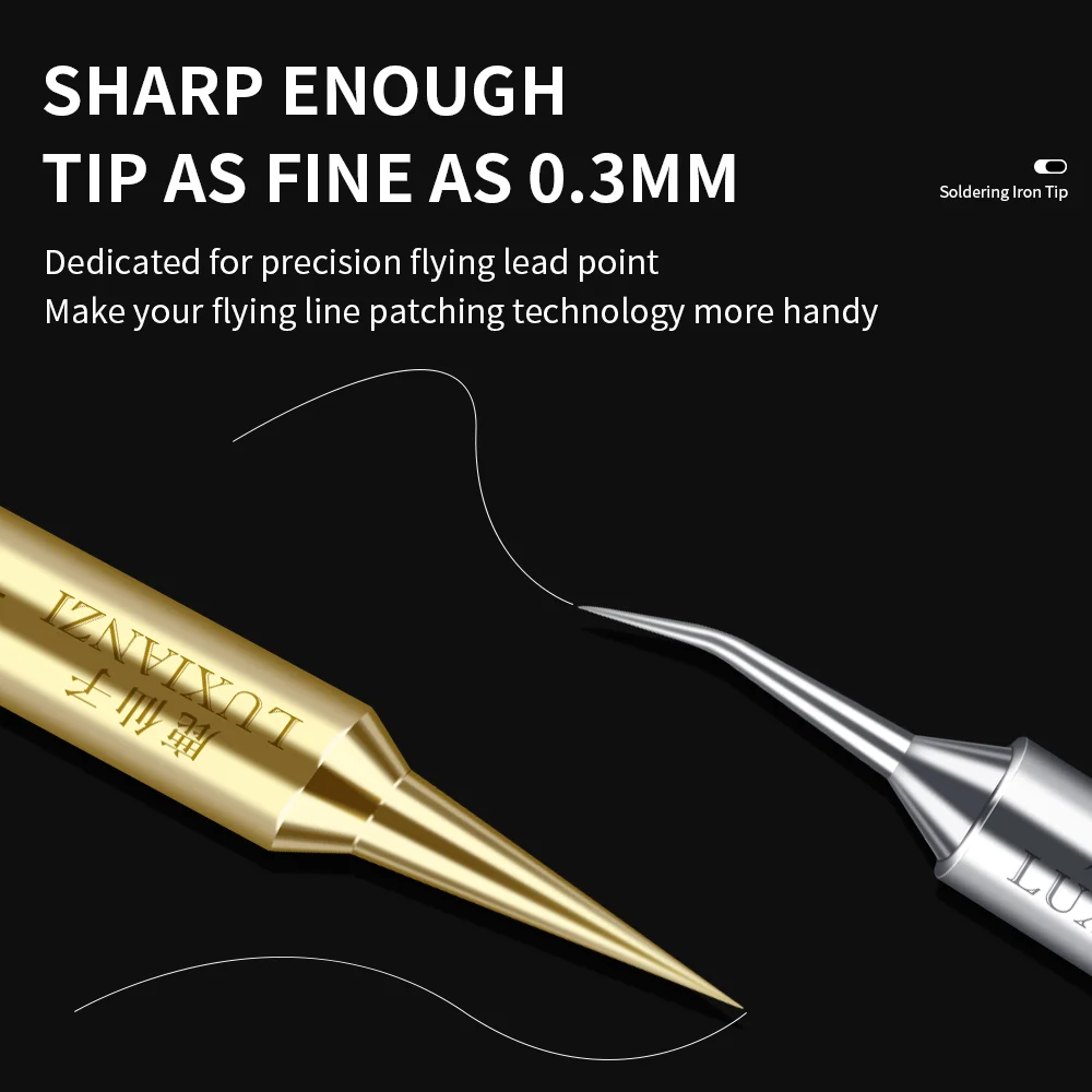 Soldering Iron Tips Tips Tin Solder Iron Head BGA Repair Tools for Soldering Iron Solder Iron Kit 0.3mm