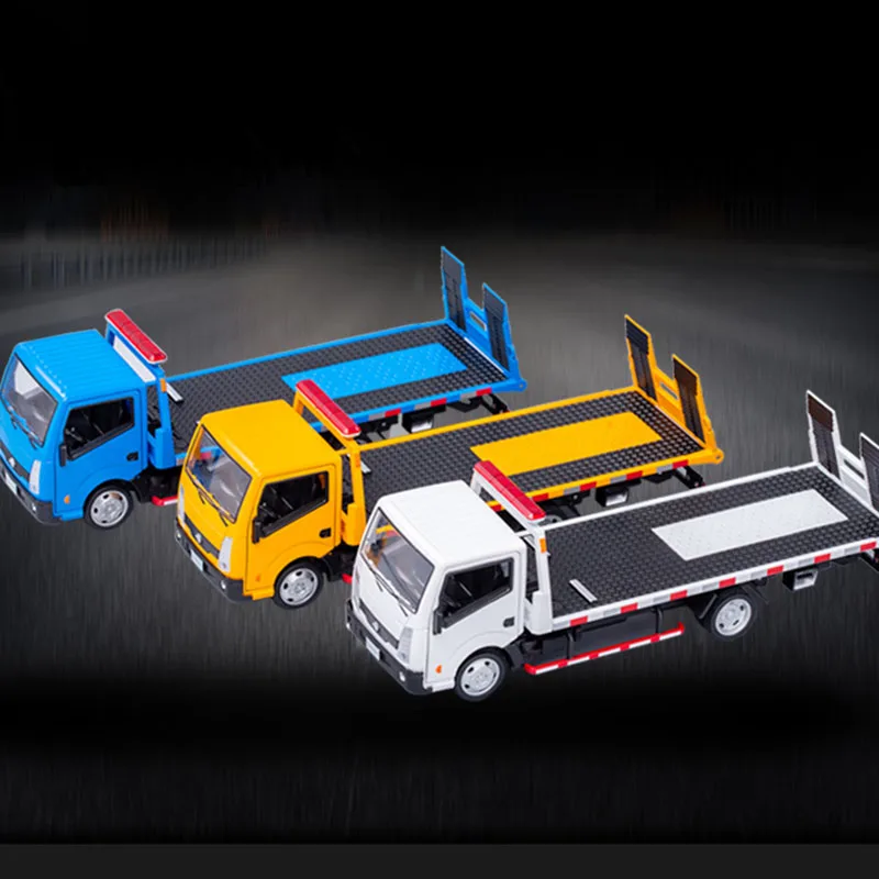 

Diecast 1/32 Scale Trailer Road Rescue Vehicle Simulation Alloy Car Model Toy Collection Display Gift Souvenir
