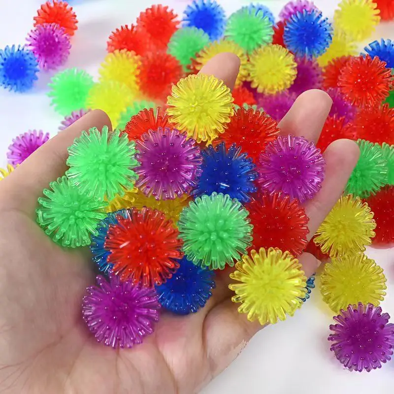 10 pçs pequenas bolas sensoriais macias espetadas alívio do estresse brinquedos para tdah e ansiedade crianças adolescentes meninos meninas festa favores presentes