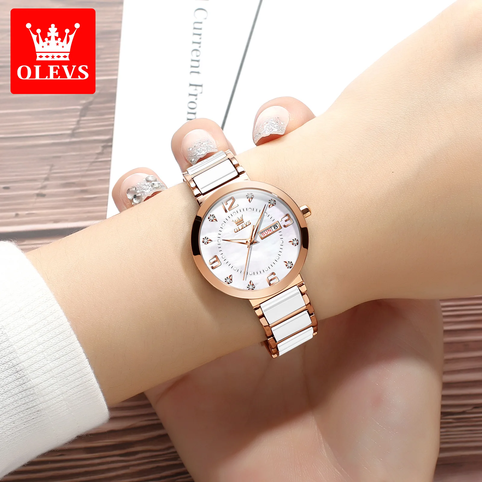 OLEVS Women's Wristwatch Luxury Brand Watch for Women