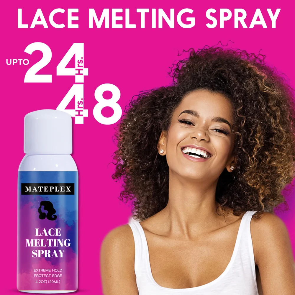 melting spray lace wig glue 130ml Hair spray adhesive glue for lace front  waterproof wig glue waterproof extra hold Spray hair - AliExpress