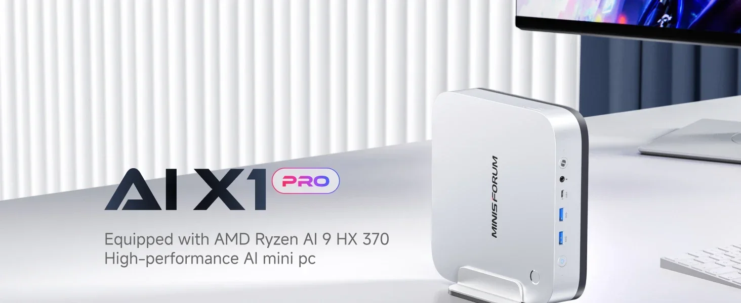 タケノコ 新品未開封 Minisforum, AI 9 HX 370 MINISFORUM、「Ryzen AI 9 HX 370」を搭載したCopilot+PC認定の