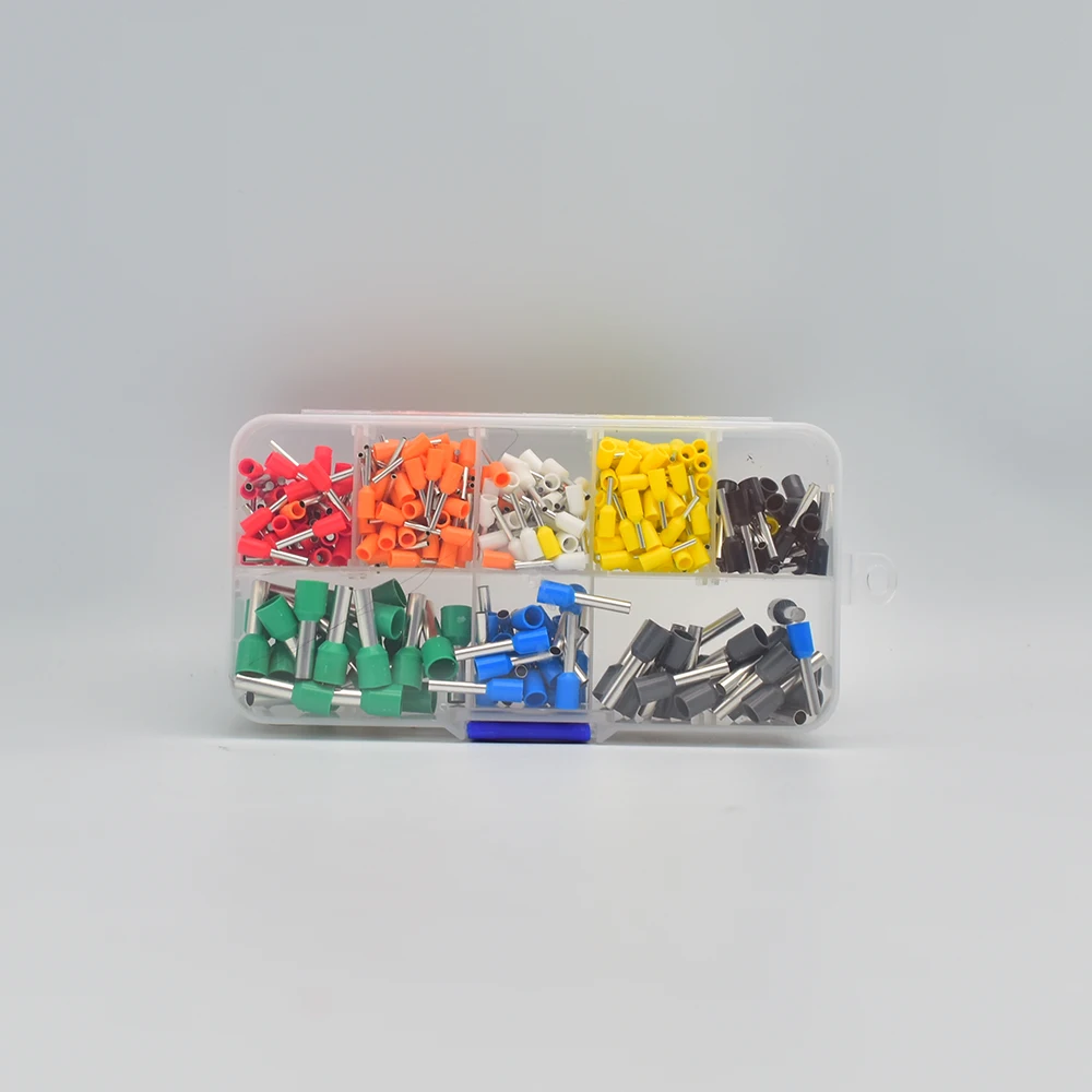 Wire Connectors Tubular Crimp Terminals-Insulated 400pcs/box for Secure Electrical Connections