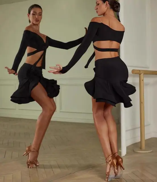 Robe De Danse Latine Chic Jupe De Danse Du Ventre à Franges