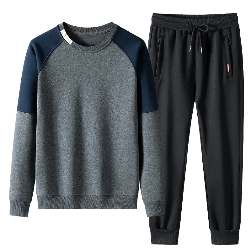 

2023 Autumn Spring Men Sets Pants Clothing Sweatsuit Fashion Clothes Trousers Sportswear Sweatpants Long Sleeve Tracksuits 8136