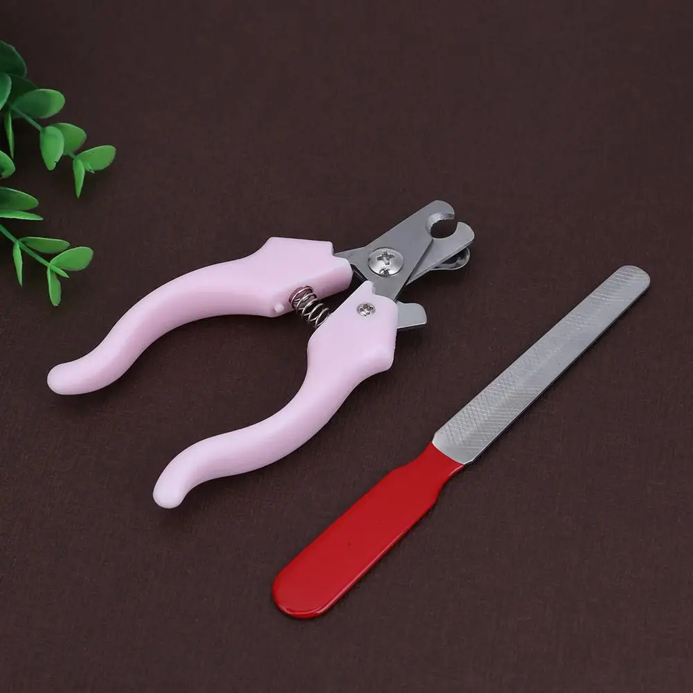 Stainless Steel Nail Trimmer Ergonomic Design Pet Scissors Trimmers Multifunctional Anti Grasping for Small Medium Pet Animals