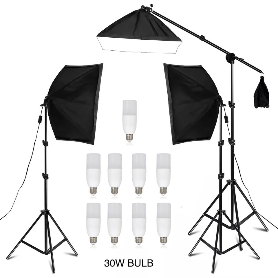 Professional Softbox Lighting Kit for Photography