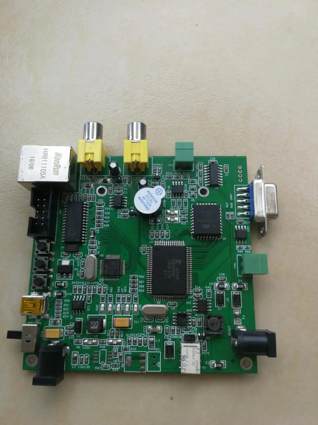 

Плата разработки STM Mb90092 с сетевым/Can/OSD Видео на экране