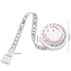 1pcs 1.5M Tape Measure Retractable Body Mass Index Measurement Tape Measuring Ruler Fitness Chest Waist Caliper Measuring Tools 4