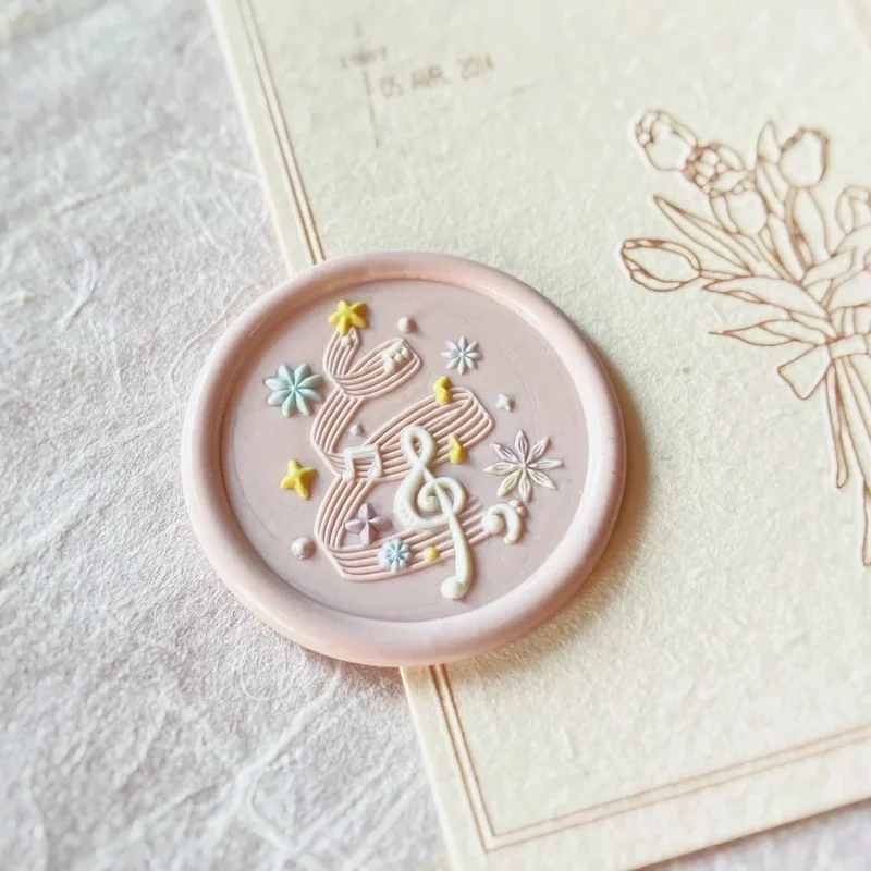 New Wax Seal Stamp Christmas Series Embossed Seal Brass Head 3d Relief Sealing Wax Stamp，Fire Paint For Party Invitation