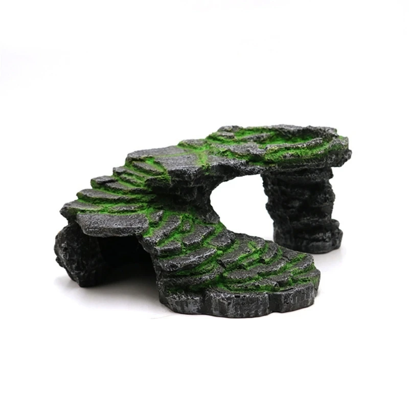 

Basking Platform Resin Landscape Terrace Rock Reptiles Accessories DropShip