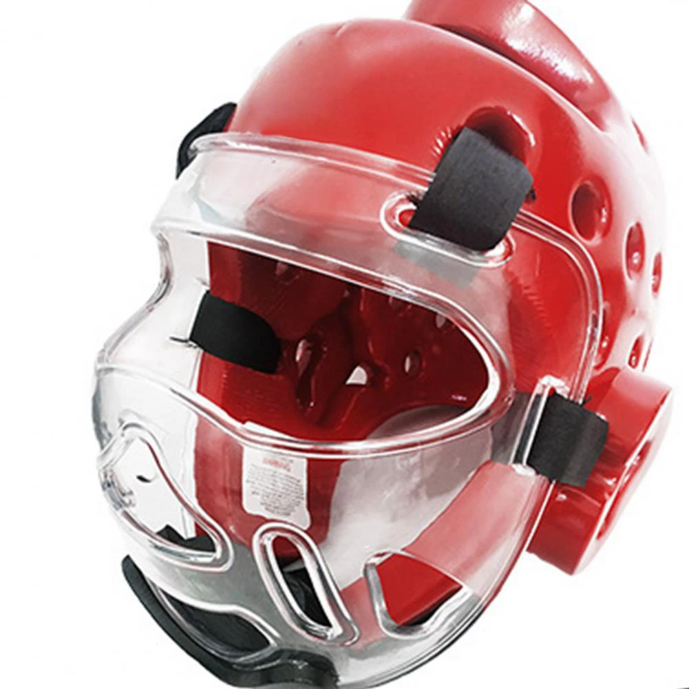 Clear Face Guard Clear Taekwondo Masker Afneembare Versnelling Cover Face Cover Verdikking Protector Martial Boxing Work Protect Bril