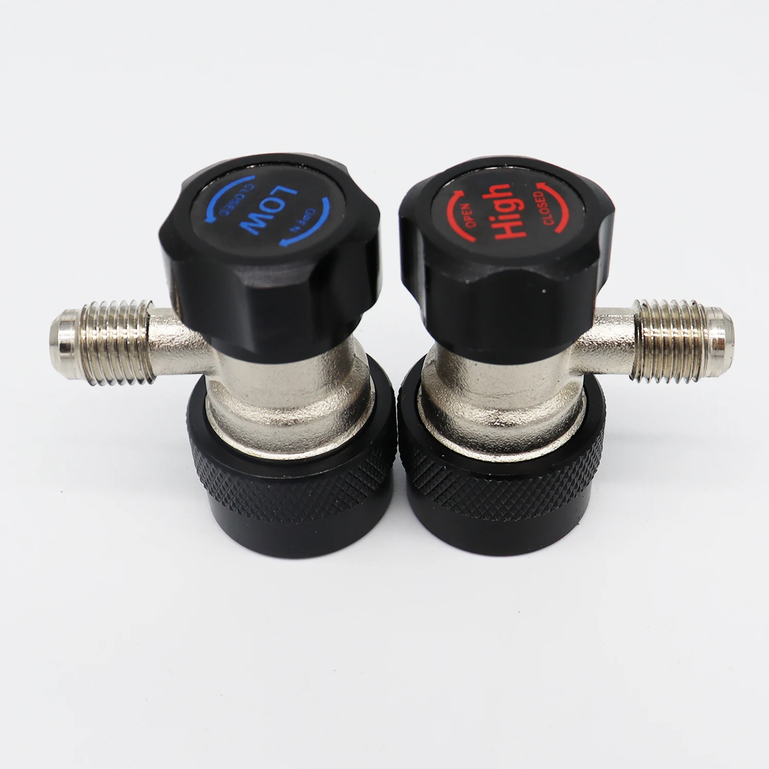 R134A NEUE A/C AC Kompressor R-134A Manuelle Schnell Koppler Adapter Klimaanlage 1/4 SAE Anschlüsse Zubehör – Detail 1