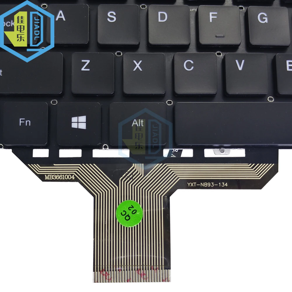 Teclado retroiluminado Inglês dos EUA, Teclado retroiluminado
