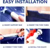Foldable Bathtub Portable Soaking Bath Tub,Eco-Friendly Bathing Tub for Shower Stall  Storable Bag Included (Blue Whale) 6