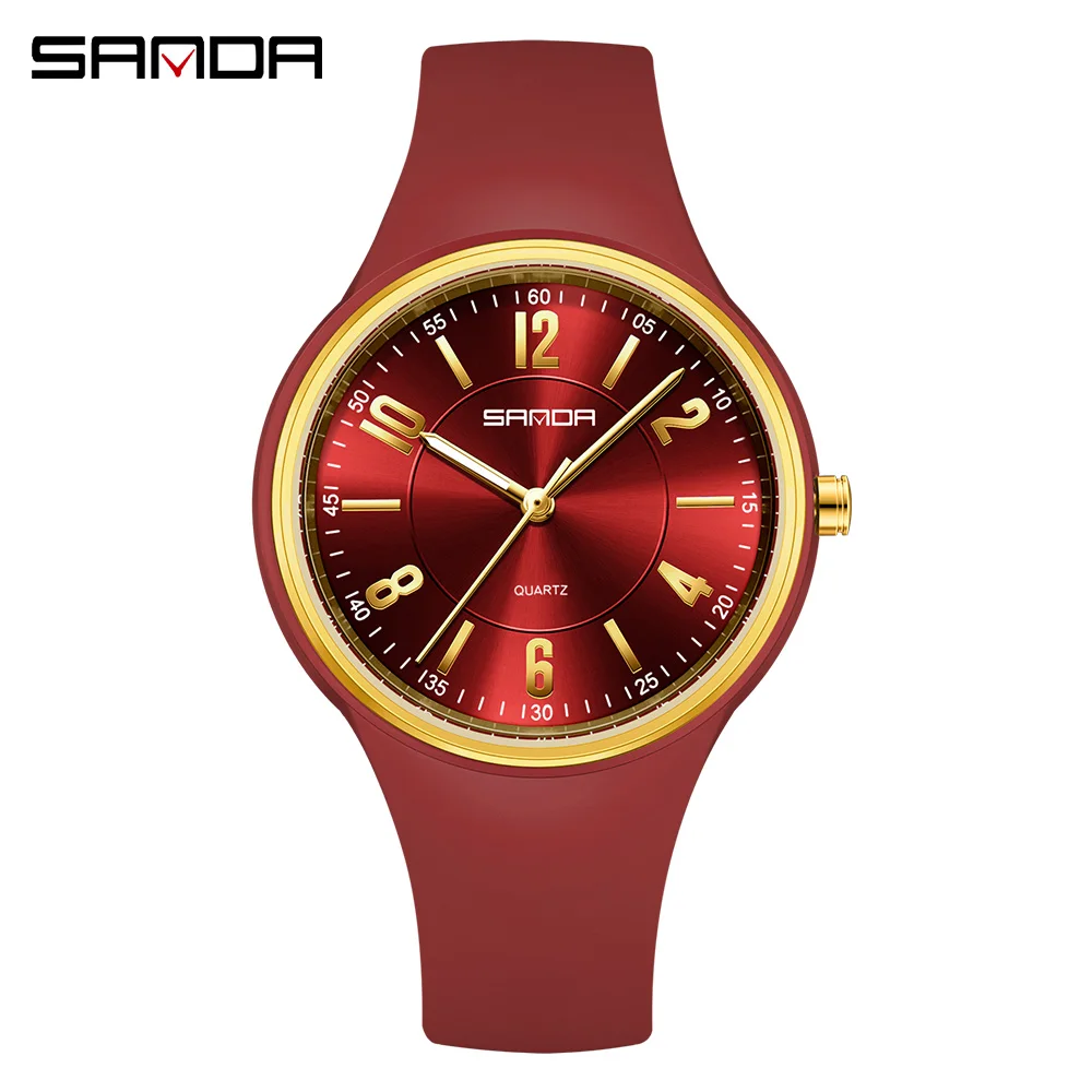 Elegant Quartz Watch with Large Dial - Unisex Lightweight Waterproof Timepiece with Luminous Display