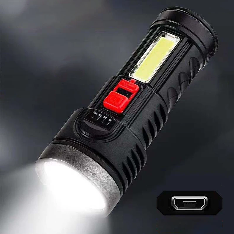 

Фонарик с ярким бликом, яркий фонарик с длинным USB-диапазоном, портативный тактический фонарик, наружное освещение