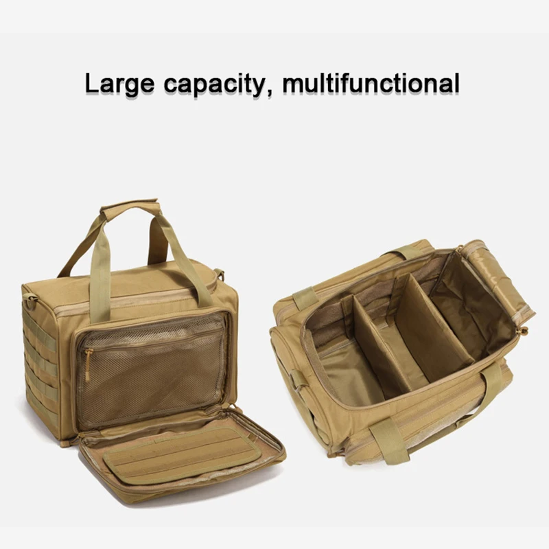 Borsa Tattica Doppio Caricatore Per Pistola – Nylon Resistente, Apertura Rapida, Ideale Per Caccia E Tiro
