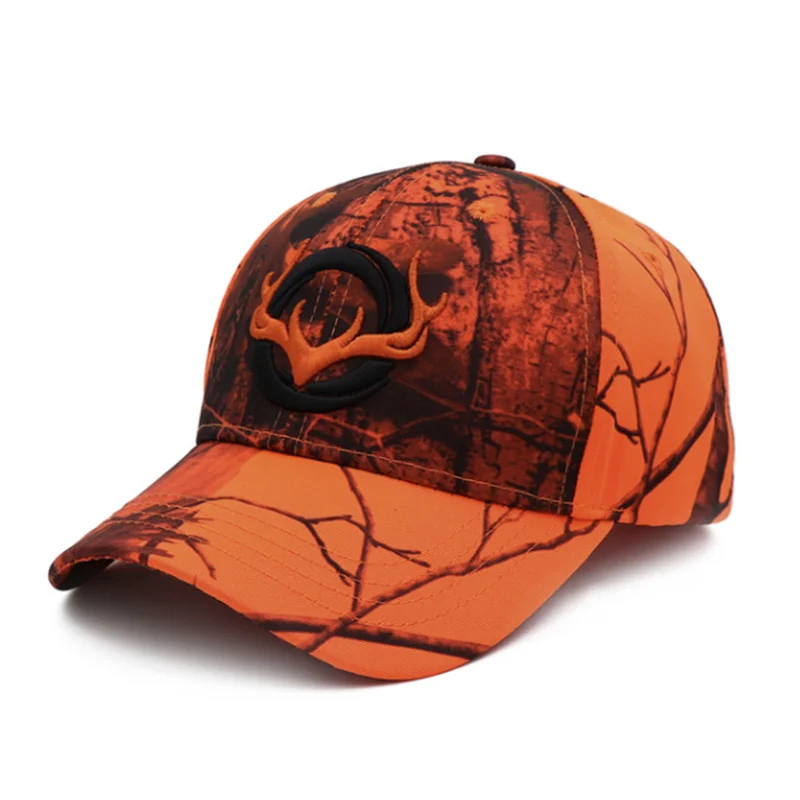 2023 3D Animal Elk Printed Baseball Cap Camouflage Hunting Hat