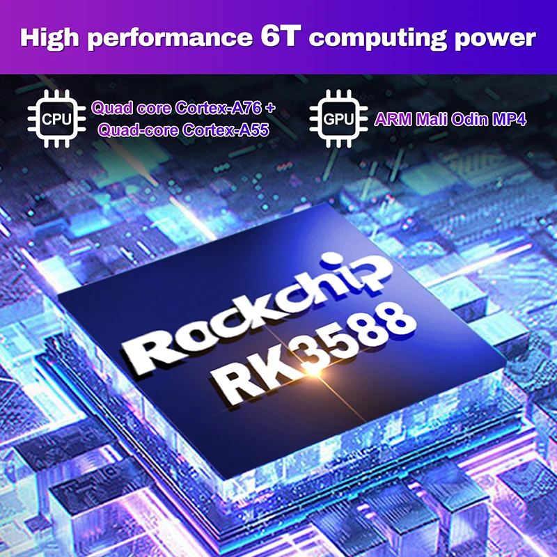 H96 MAX V58 Android 12 TV Box Rockchip RK3588 Octa Core 8GB DDR4 64GB 1000M WIFI6 2.4G 5G Dual WIFI 8K Media Player Set Top Box