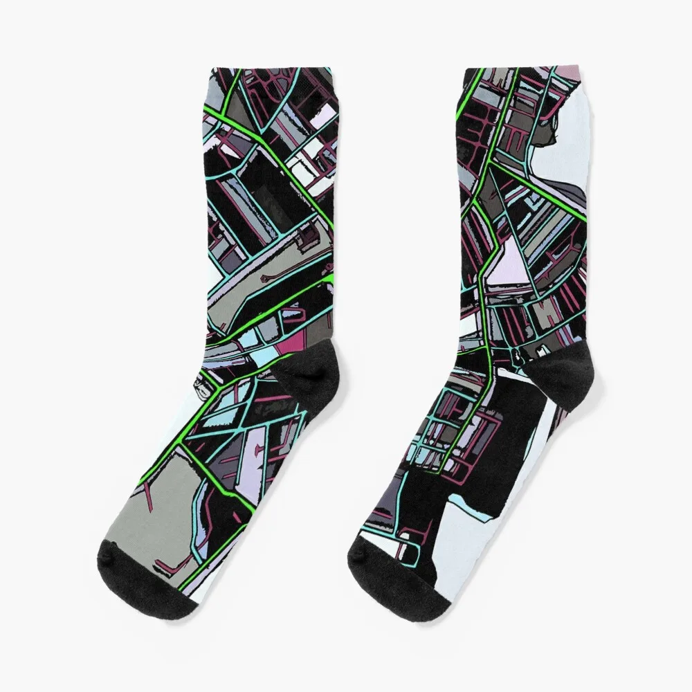 

Salem (Black), MA Socks cool kawaii Socks Women's Men's