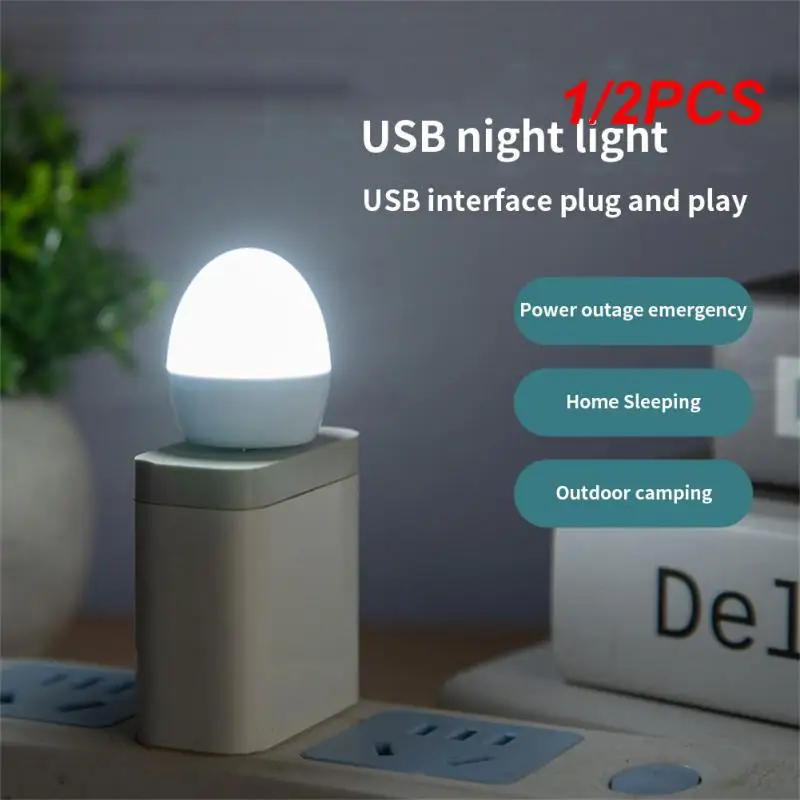 

Мини-светодиодная лампа для чтения, с USB-разъемом, 1/2 шт.