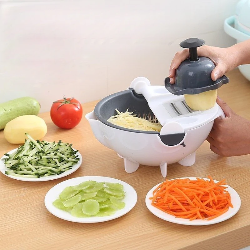 Kitchen multifunctional shredder, spiral funnel shredder, rotary vegetable  cutter, shredder 140G - AliExpress