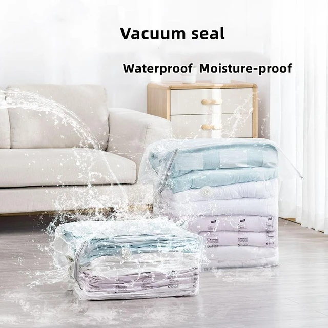 Vacuum Storage Bag Pillows Blanket  Vacuum Compression Storage Bags - Vacuum  Storage - Aliexpress