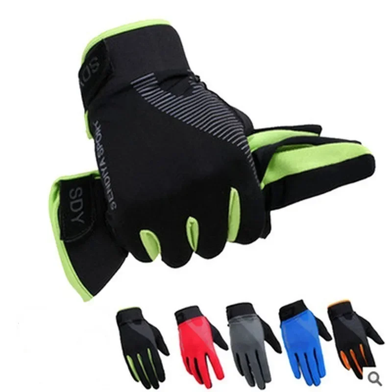 Men Cycling Bicycle Gloves Full Finger Touch Screen Mtb Bike Motorcycle Gym Training Fitness Gloves Summer Outdoor Fishing Glove 2