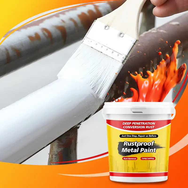 Rust removal paint Rustproof Metal Paint 260g Waterproof Water-based Steel Renovation Anti-corrosion For Iron Door Railing Car Refurbishment
