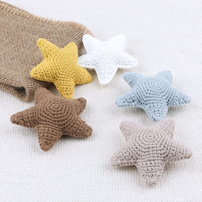 

Crochet Toy Pacifier Clip DIY Accessories Toy Baby Teething Gift Chewable Bead