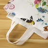 Fashion Flower Shopping Bag Non-woven Fabric Tote Bag Eco Bag Folding Travel Organizer Grocery Storage Bags For Clothes Reusable 6