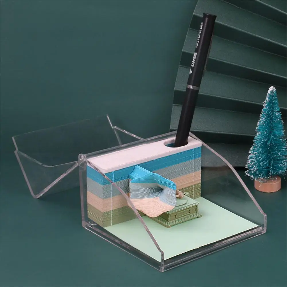 

Retro Feelings Phonograph 3d Three-dimensional Note And Carving American Book Paper Paper Note Gift European R6j3