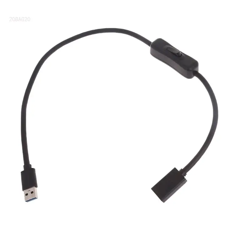 

Портативный удлинительный кабель USB с выключателями питания для вентиляторных принтеров с питанием от USB