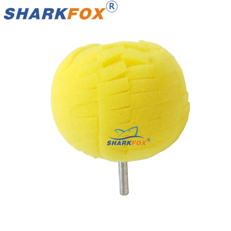 Drill Buffing Sponge Pads Polishing Cone Sponge Ball Burnishing Kit For Automotive Car Wheels Hub Care Metal Plastic Glass 3