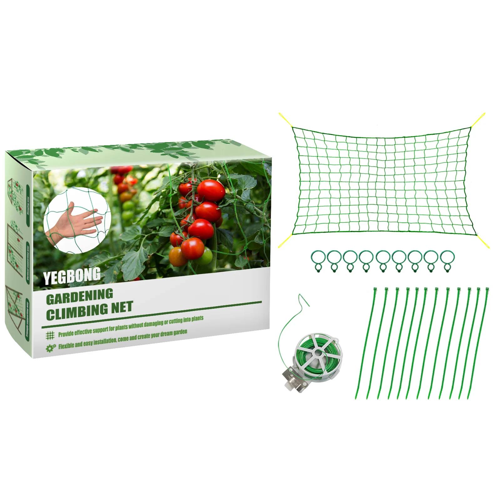 Garden Plants Climbing Net Elastic Nylon Net Morning Glory Flower Vine