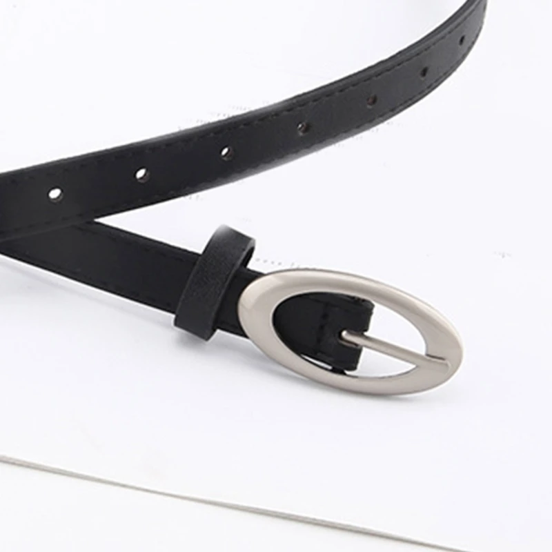 

Oval Shape Buckle Waist Belt All-match Waist Belt for Women Jeans Skirt Coat