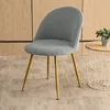 1/2/4/6 Pcs Duckbill Chair Cover Polar Fleece Armchair Covers Nordic Elastic Make Up Chair Slipcover For Kitchen Hotel Home 4